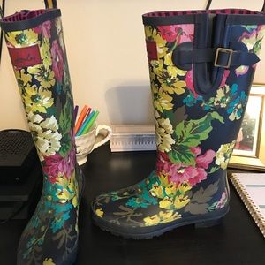 Joules Floral Rainboots